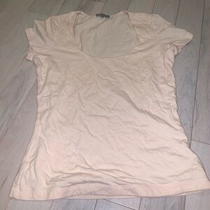 James Perse Light Pink Short Sleeve Tee